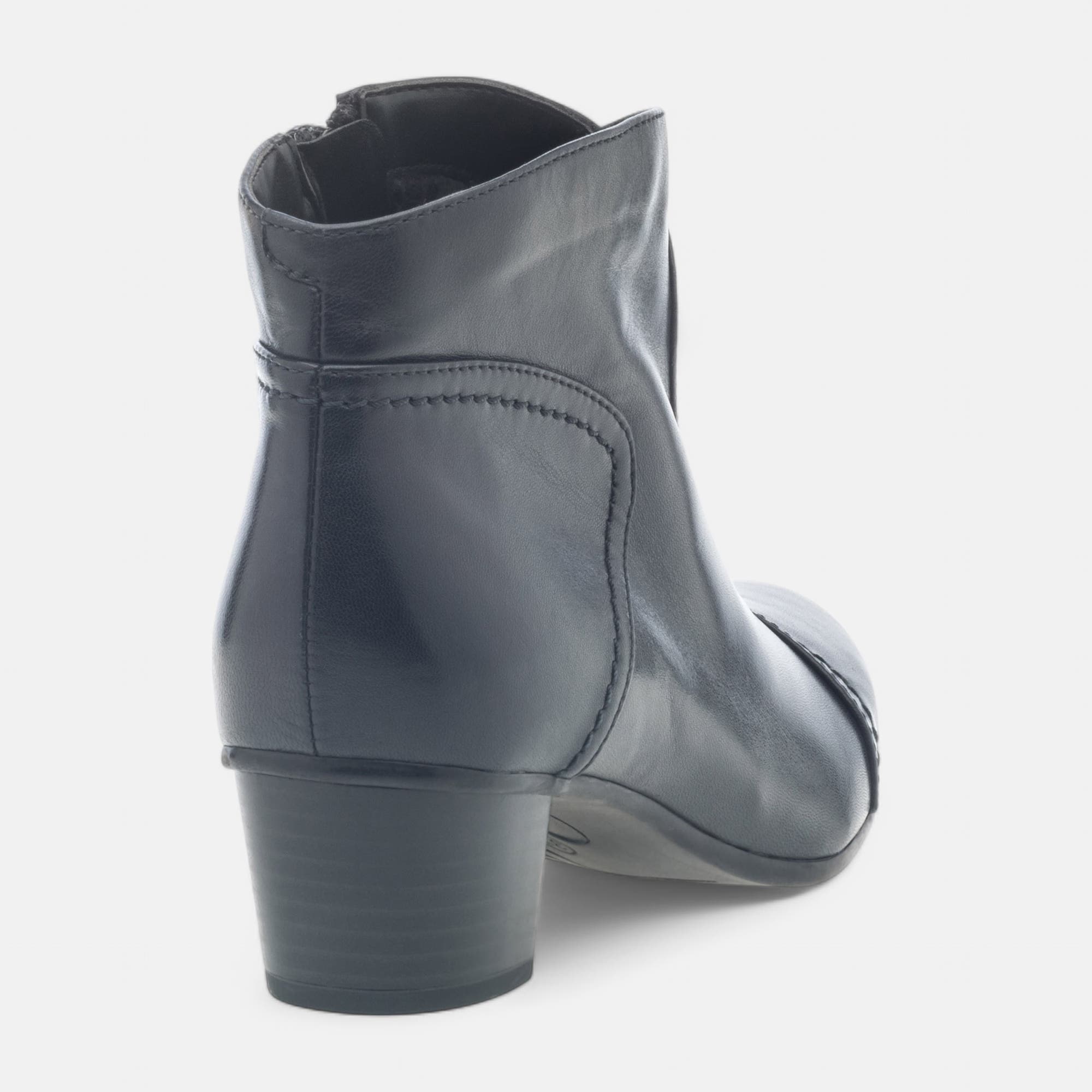 Bottines Femme en cuir bleu
