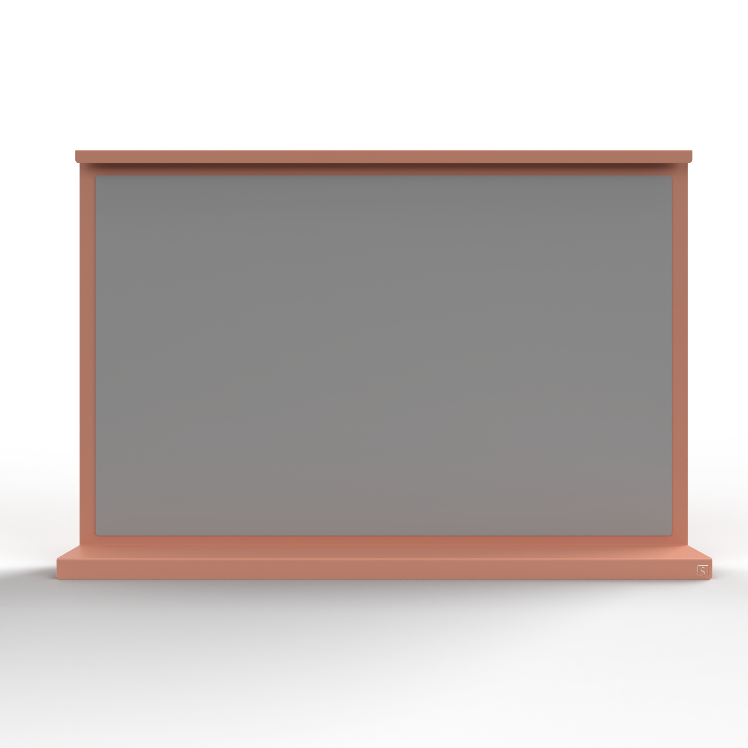 Steellish spiegel Murano L Beige Rood