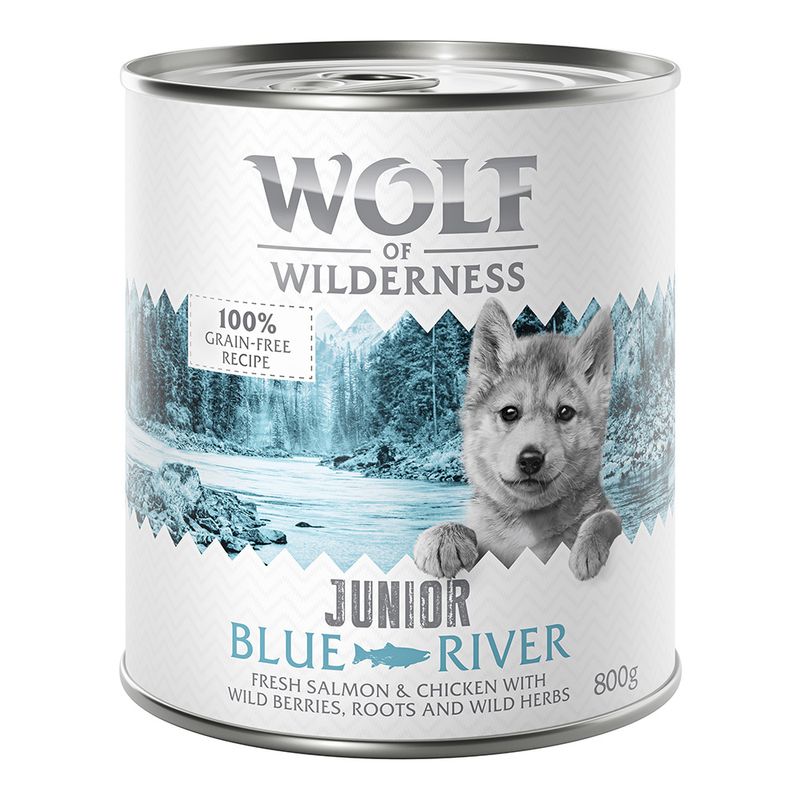 Lot Little Wolf of Wilderness 24 x 800 g pour chiot