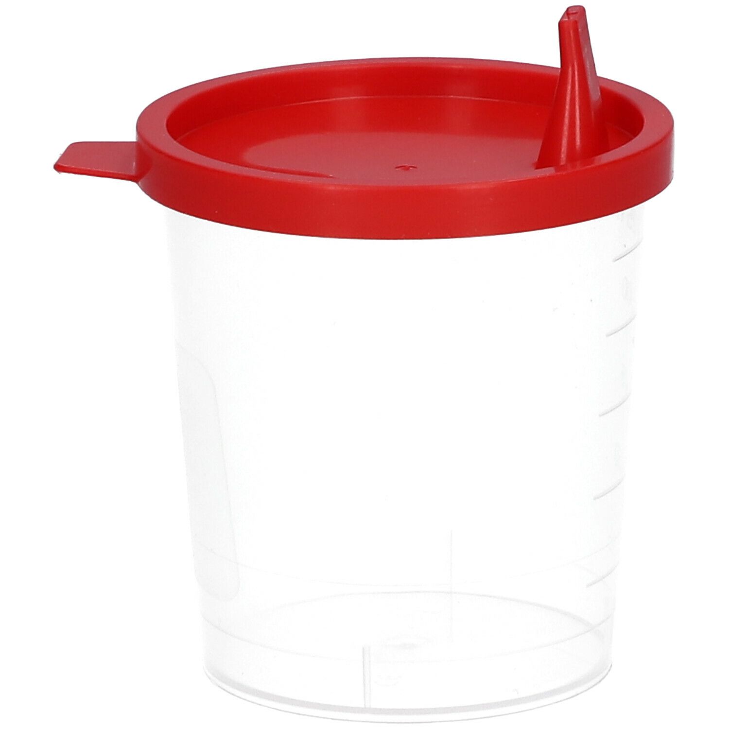 Urinbecher mit Schnappdeckel 125 ml