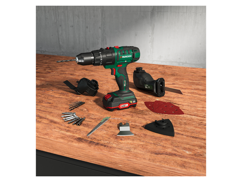 Accu-combitool 20 V met accu en lader