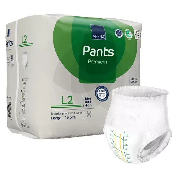 Calça Absorvente Premium Abena Frantex Tamanho G2 15 unidades