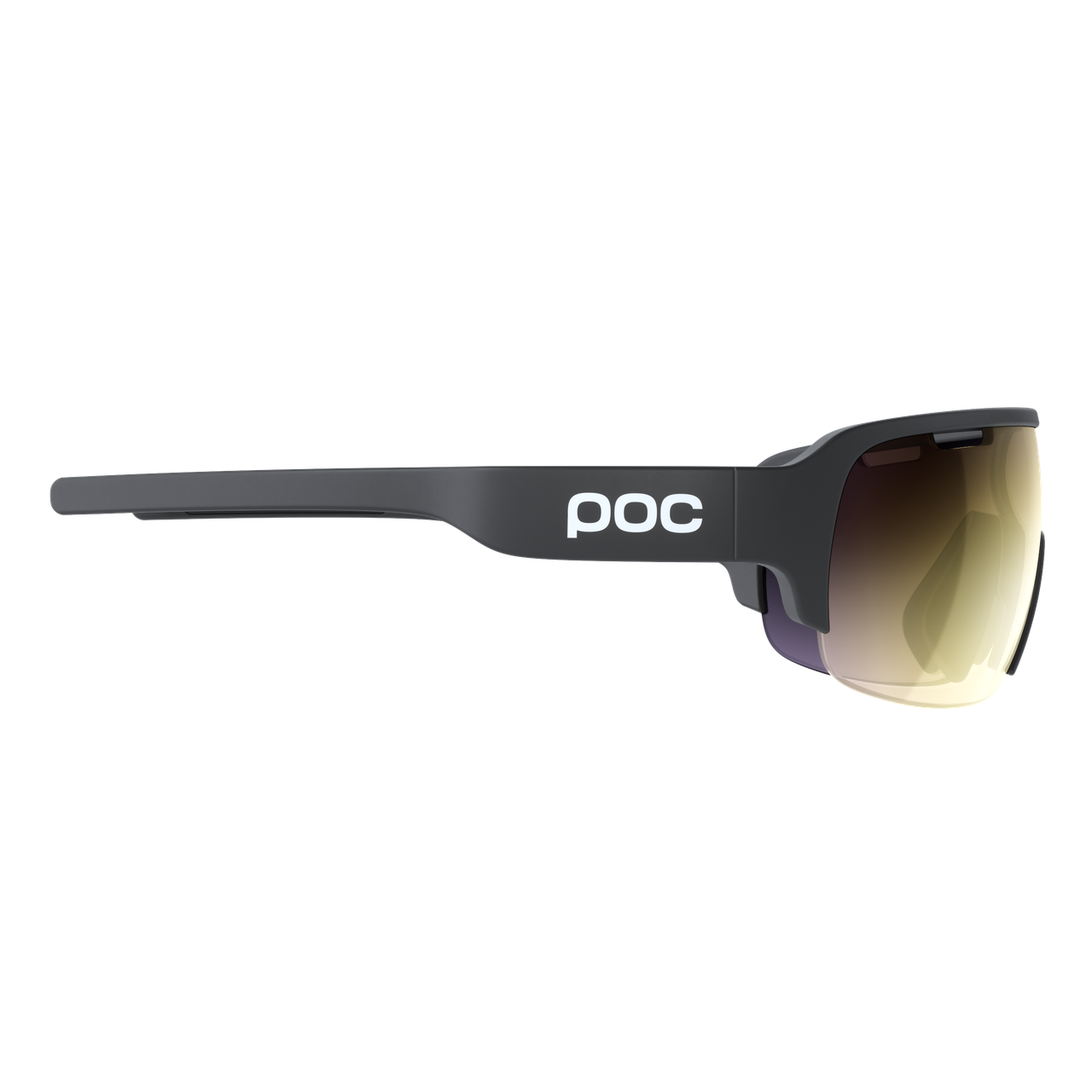 POC Half Blade Cykelbriller Uranium Black Clarity Road Gold Mirror