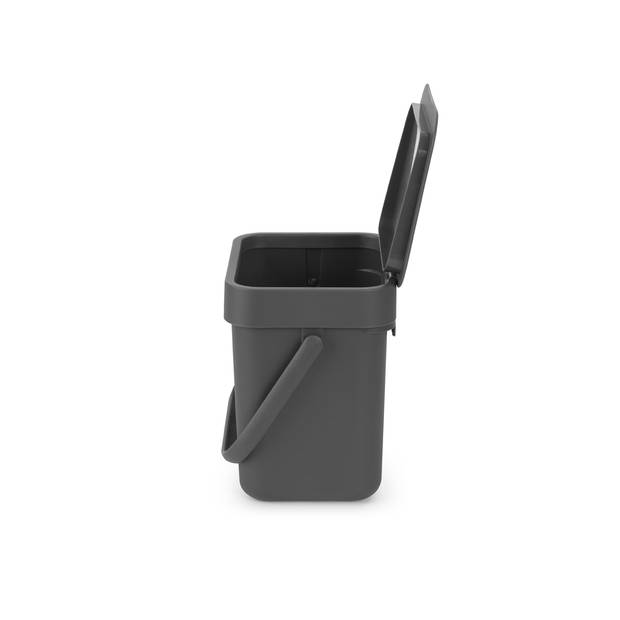 Brabantia Sort & Go afvalbakje 3 liter - Dark Grey