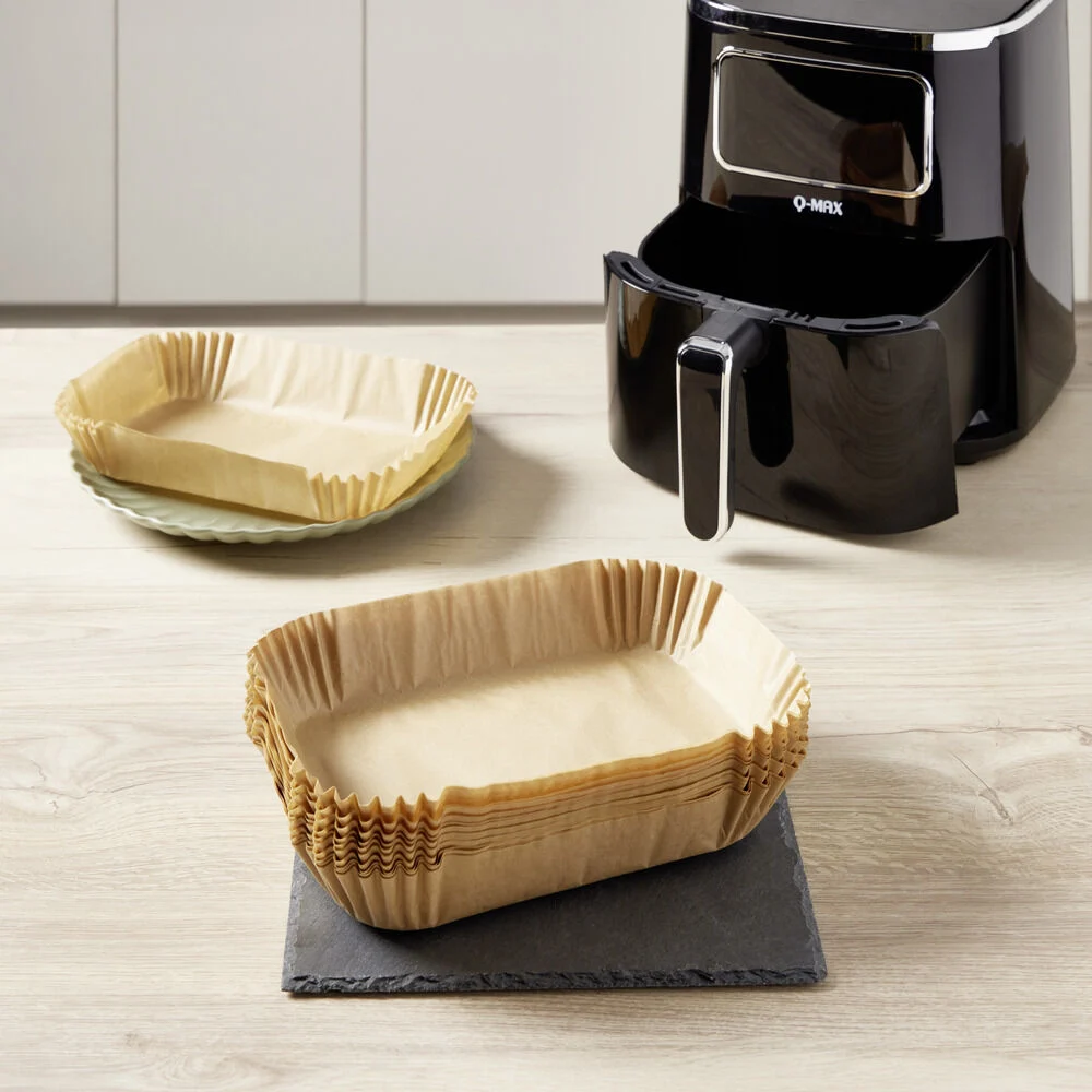 Papier cuisson pour friteuse sans huile 25 feuilles 22x14cm