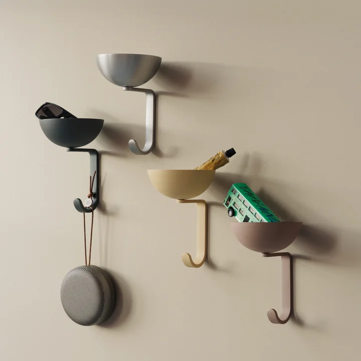 Northern - Nest Wandhaken, Aluminium