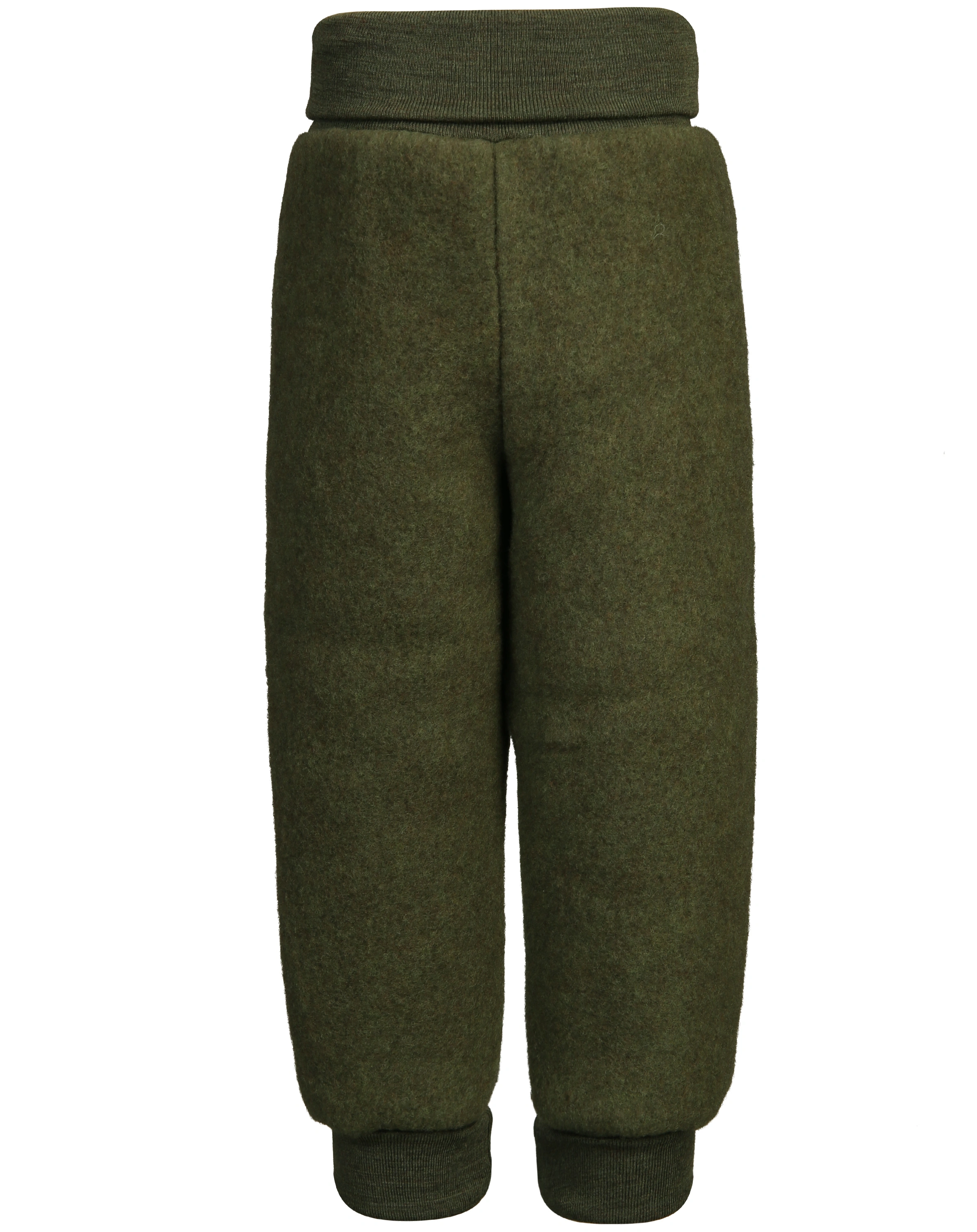 Woll-Hose SNUGGLY WINTER mit Nabelbund in schilf melange