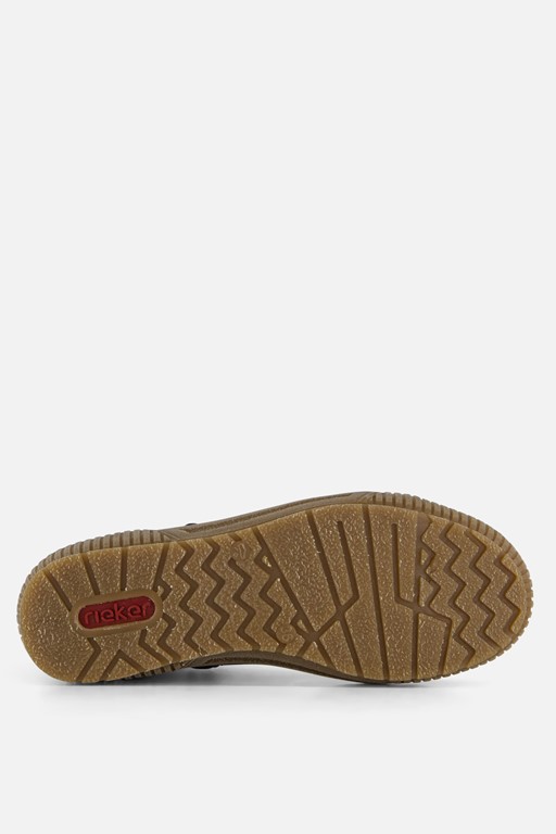 Rieker Veterboots zwart Nubuck
