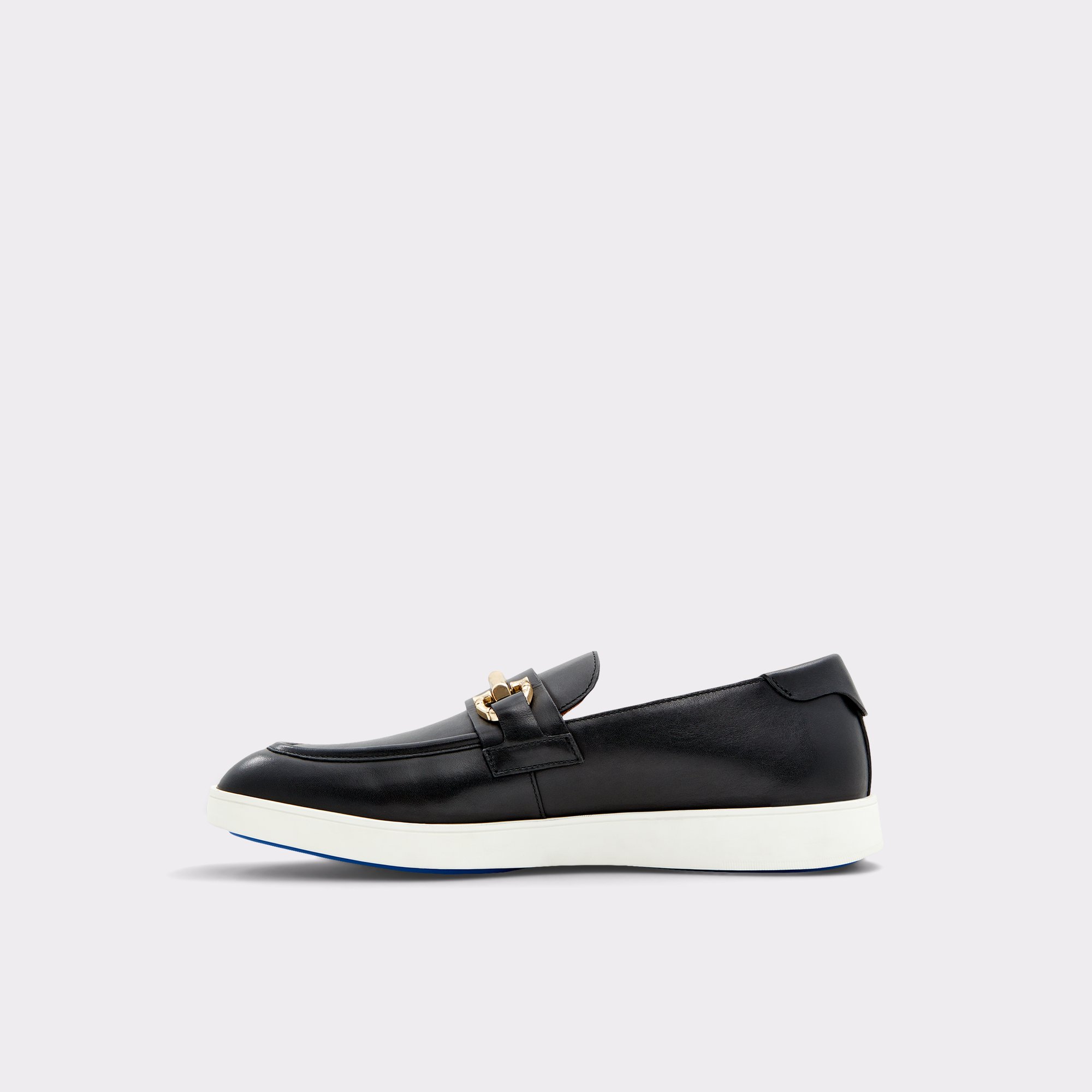 Courtside Black Men Loafers & Slip-Ons