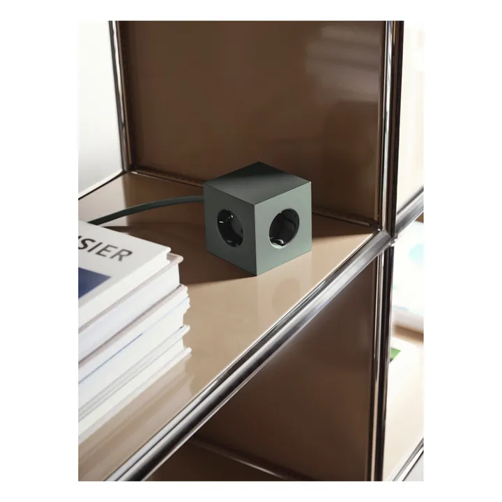 Avolt Rallonge Square 1 avec prise USB | Vert kaki