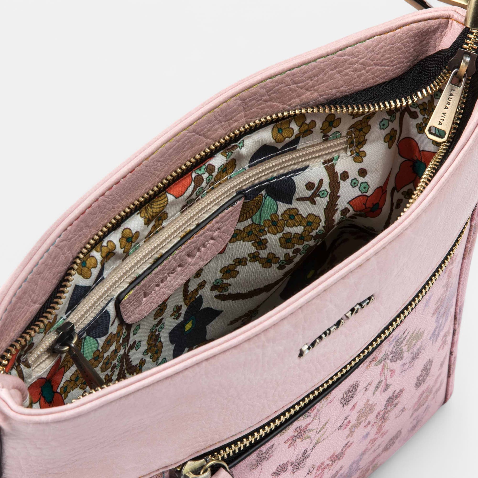Sac bandoulière rose