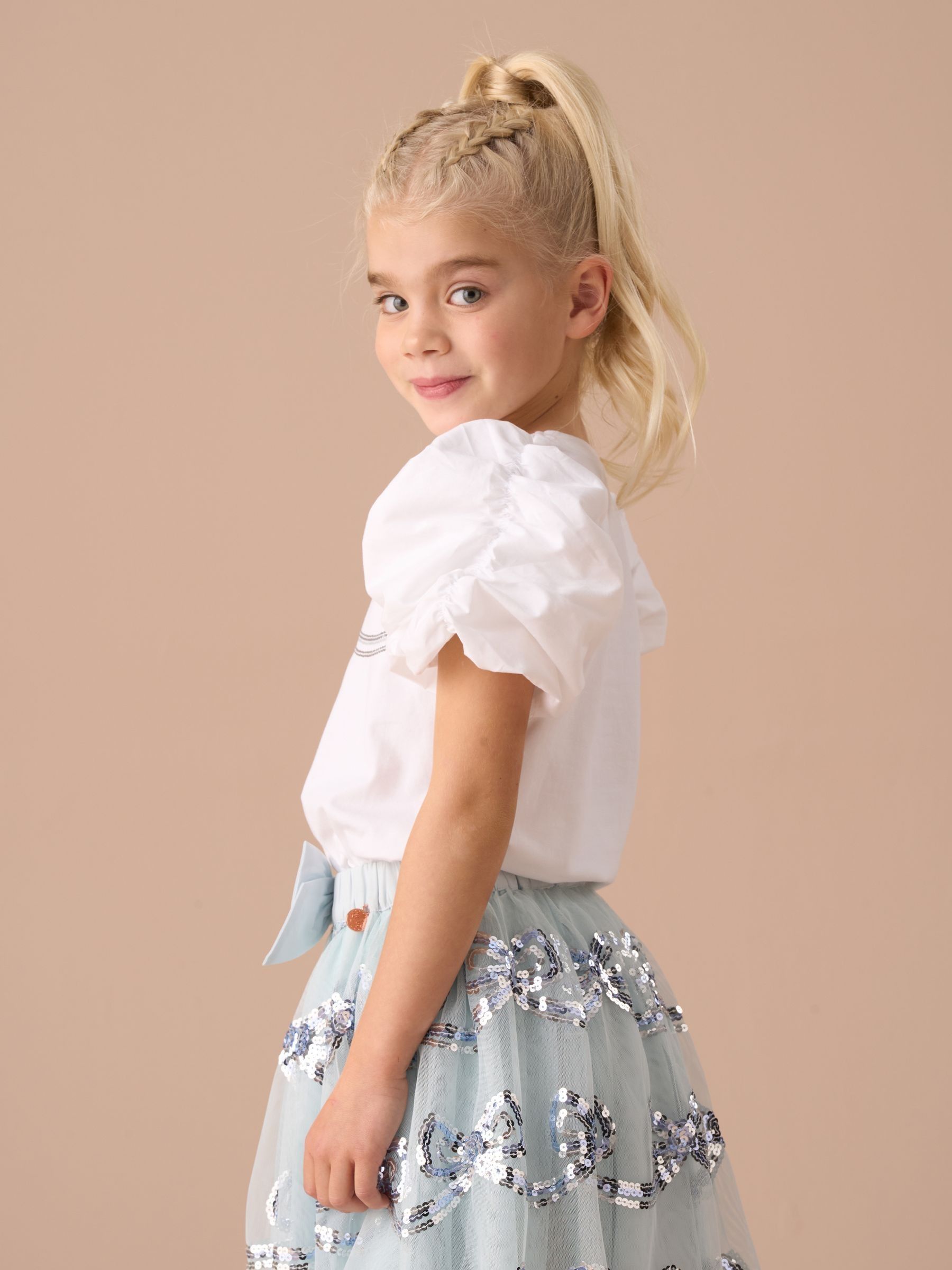 Angel & Rocket Reene top met pofmouwen