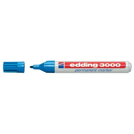 edding 3000 Permanentmarker, 1.5-3mm, hellblau