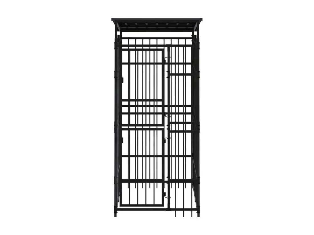 Chenil cage enclos pac noire 96 x 192 x 200 cm 02_0041729