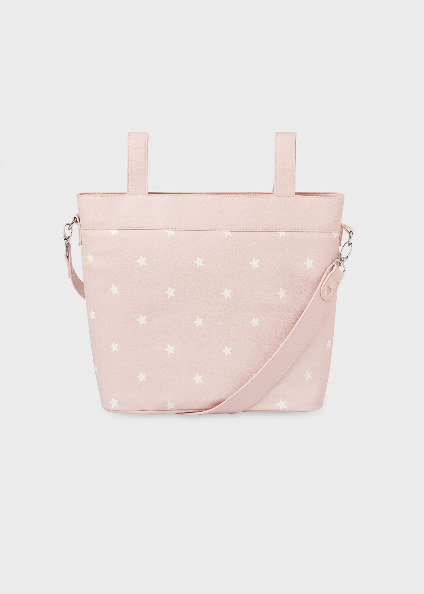 Bolsa de maternidade com cesto de pão em formato de estrela