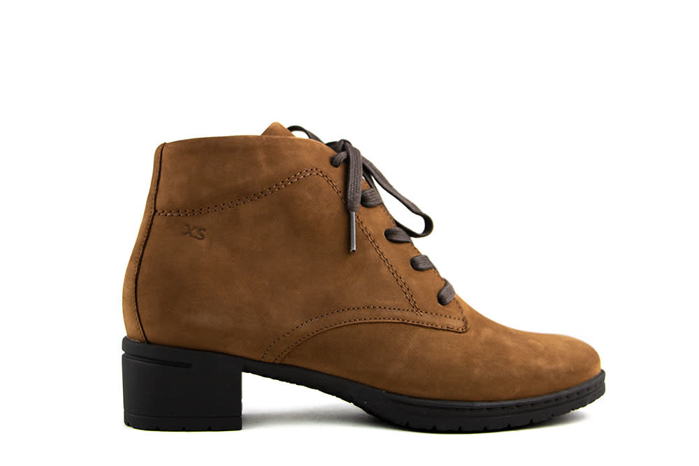 Hartjes Veterboots Cognac City Hip Boot Nuss