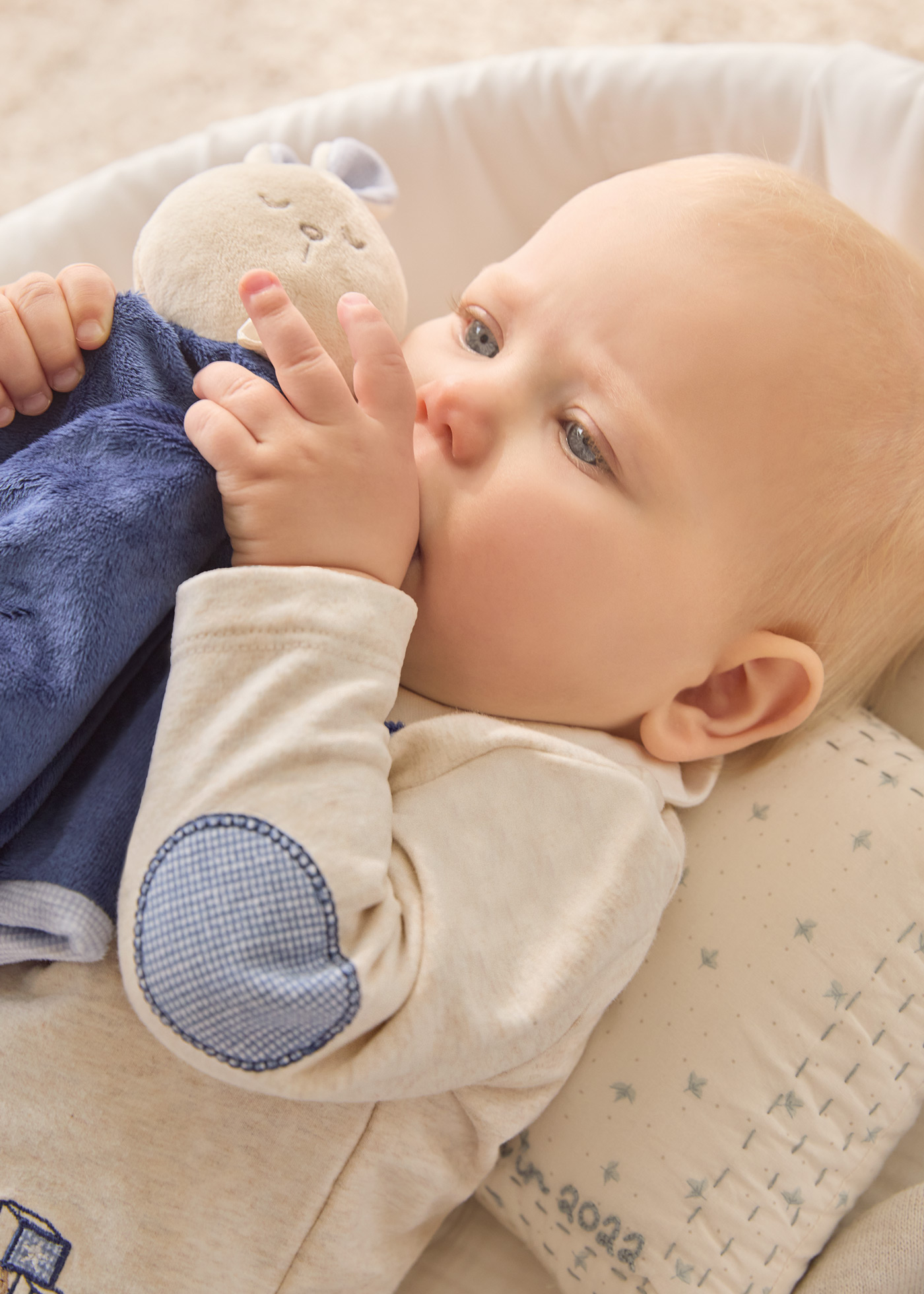 Conjunto de malha de algodão Better Cotton de 2 peças para recém-nascido
