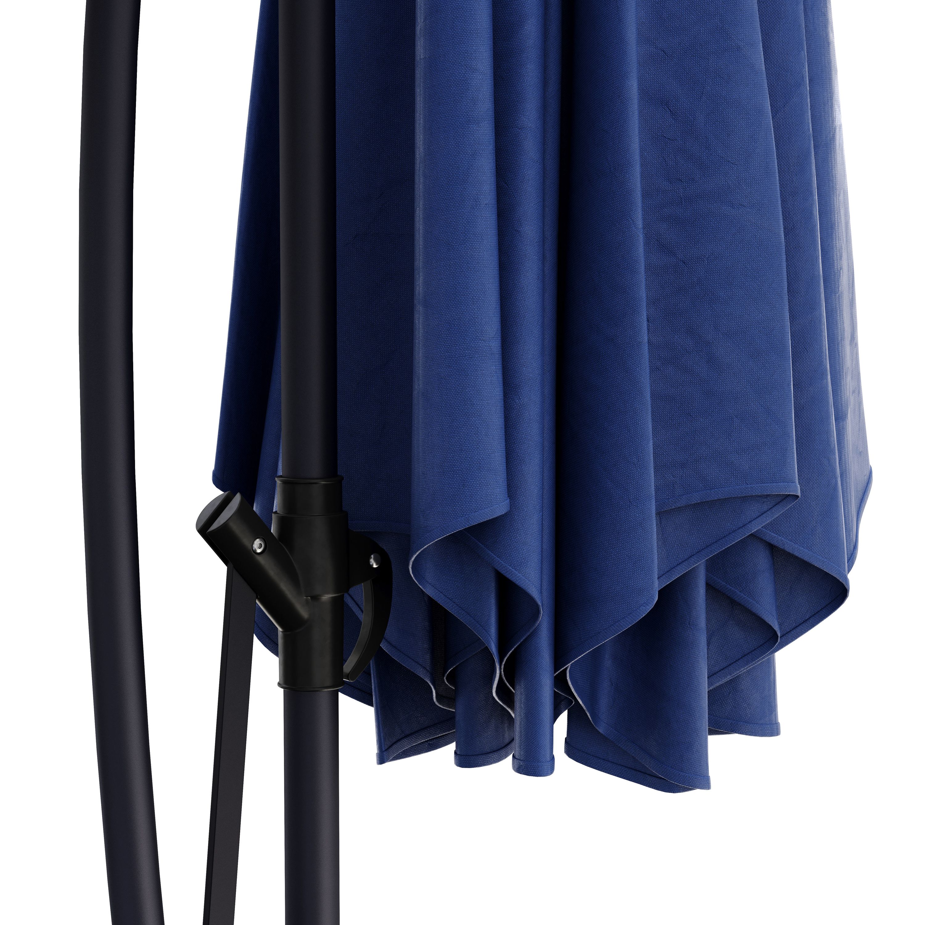 Sonnenschirm Ampelschirm SUN 350 cm blau