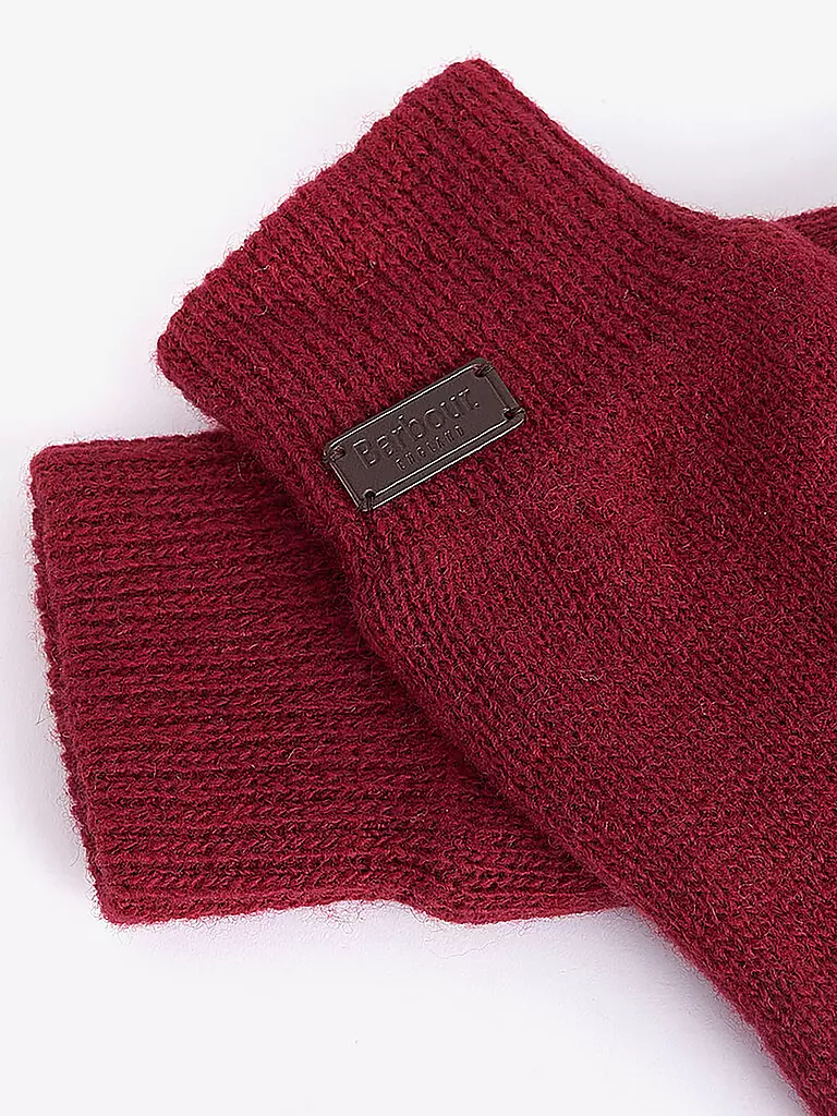BARBOUR Handschuhe CARLTON rot
