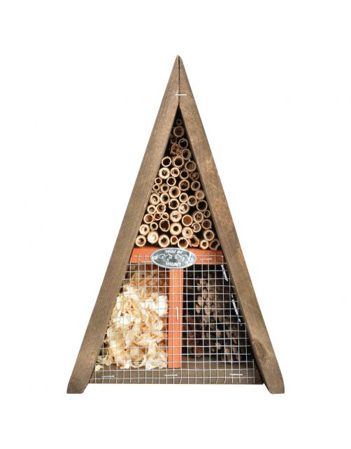 Best For Birds Driehoekig Insectenhotel - Nestkast - Bruin