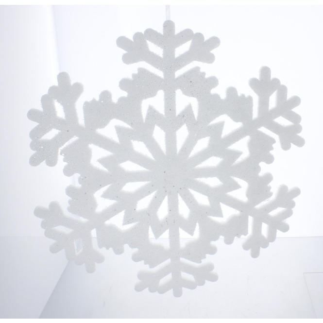 Dekohänger Schneeflocke - ca. 60 x 1 x 55,5 cm