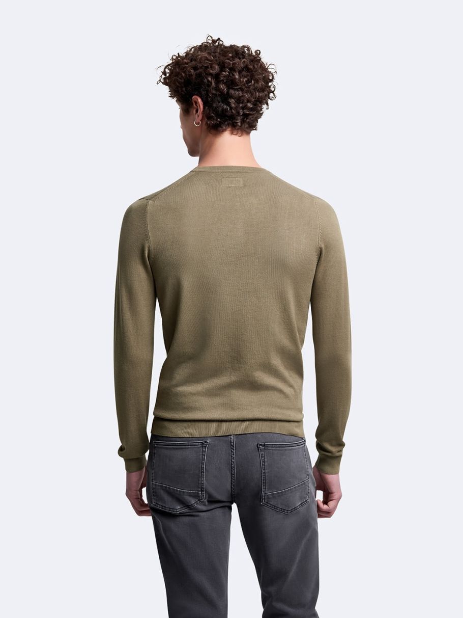Pull col rond en viscose certifiée