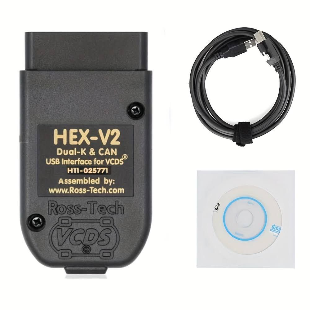 Vcds Hex V2 Deutsch Vollversion Neuste, Vcds Deutsch, VDCS Vagcom HEX V2 23.3 V23.3.1 VAG VCDS HEX New, Hex Can V2, Without Battery