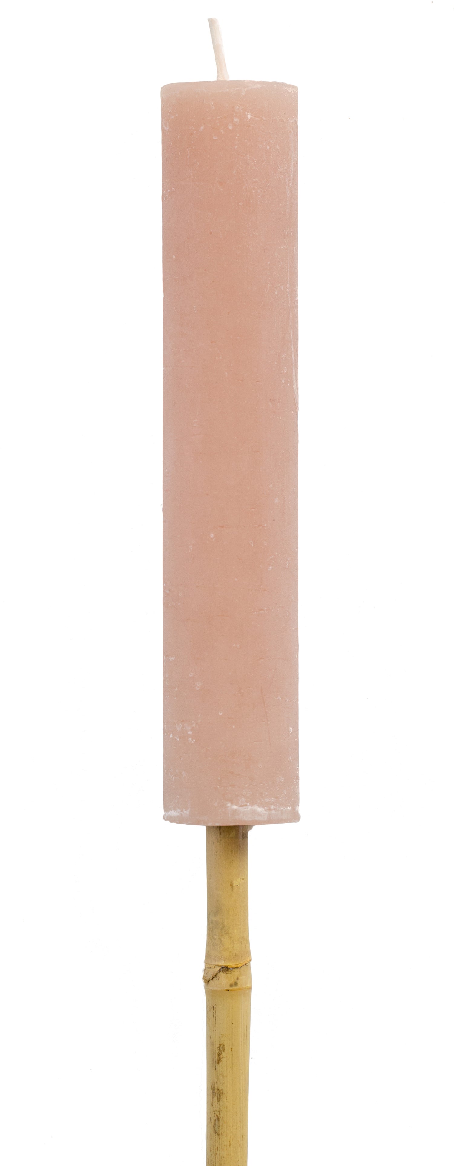Rustik Lys kaars fakkel Jenny roze D 3,8 H 20 cm