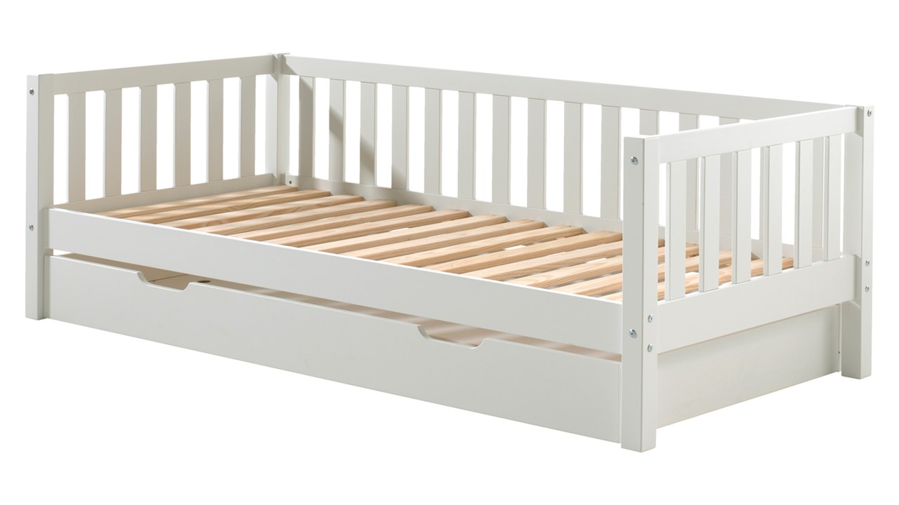 Kajuitbed Fritz met slaaplade white
