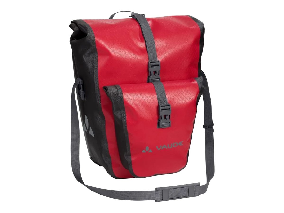 Vaude Aqua Back Plus dubbele fietstassen - Red