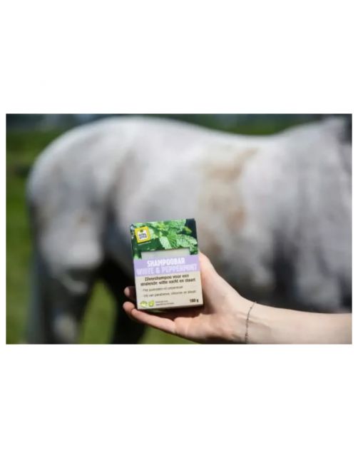 Vitalstyle Shampoobar White & Peppermint - Paardenvachtverzorging - 180 g
