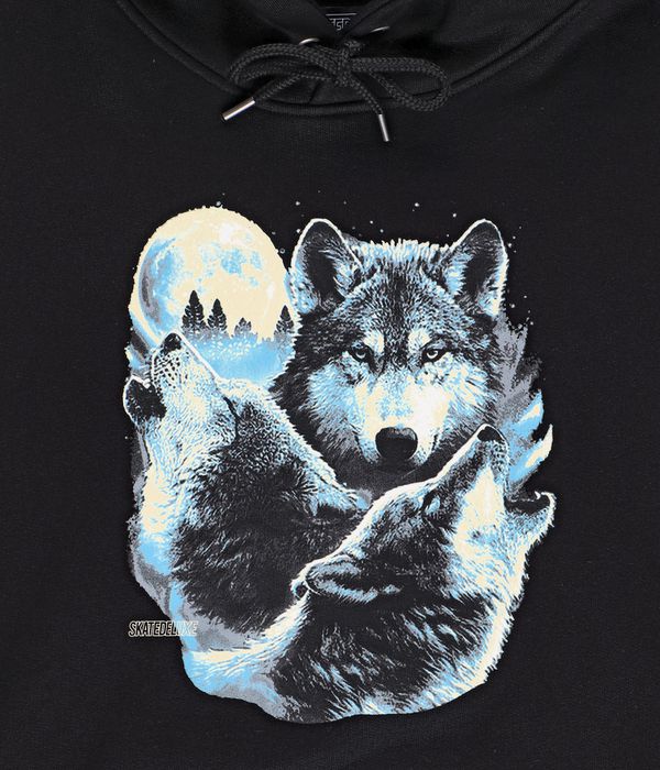 skatedeluxe Wolves Hoodie (black)