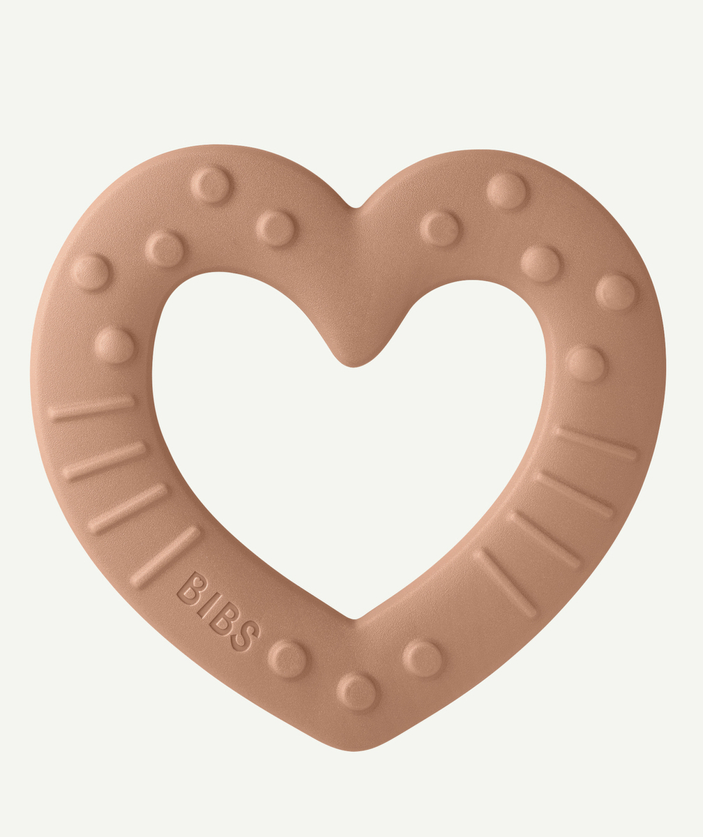 BIBSANNEAU DE DENTITION COEUR PÊCHE