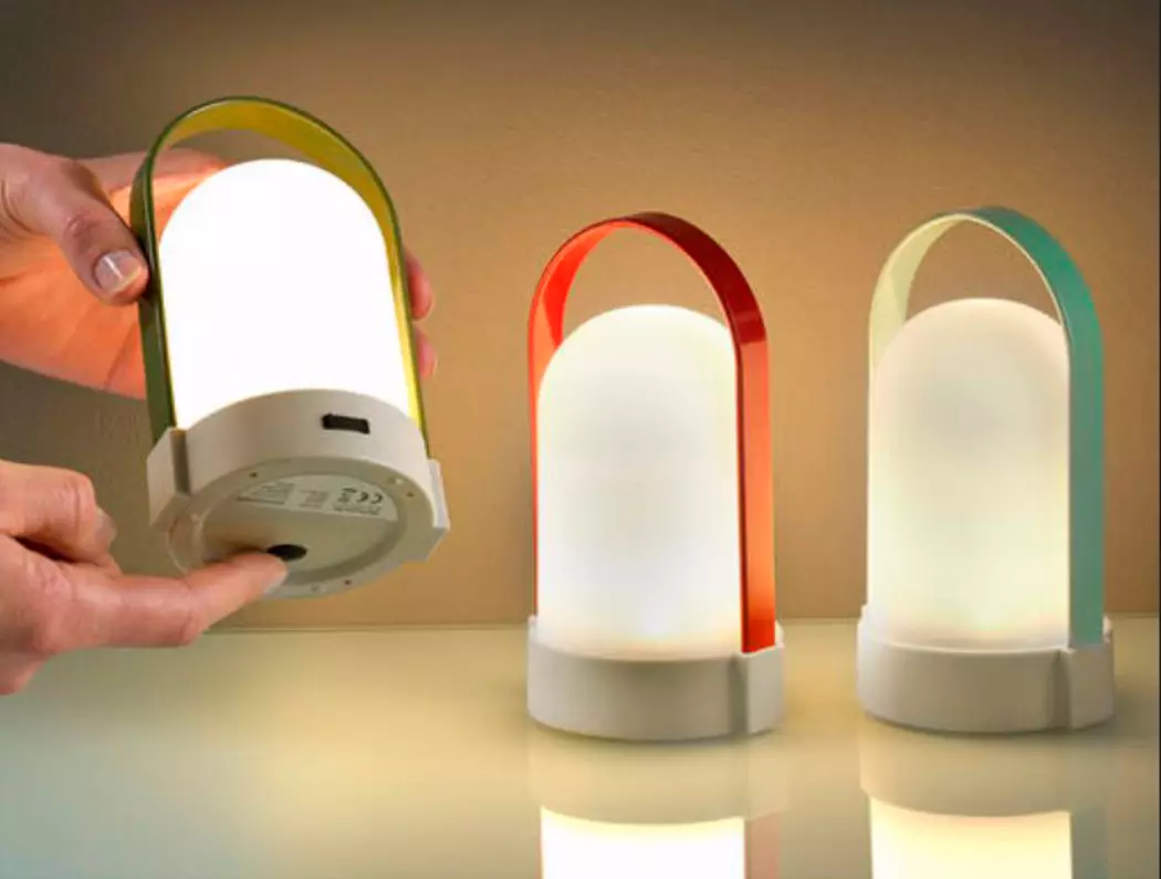 LED-Akkutischleuchte Uri Piccolos 3er Set