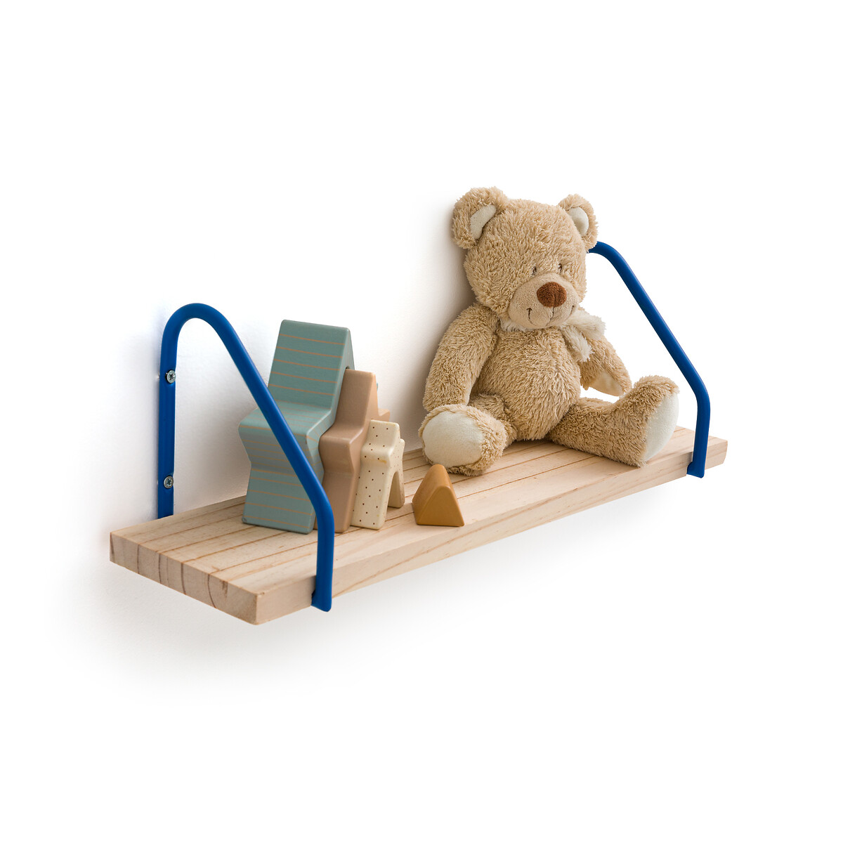 LA REDOUTE INTERIEURS<br>Prateleira de parede em pinho e metal de ferro L50 cm, Vinto