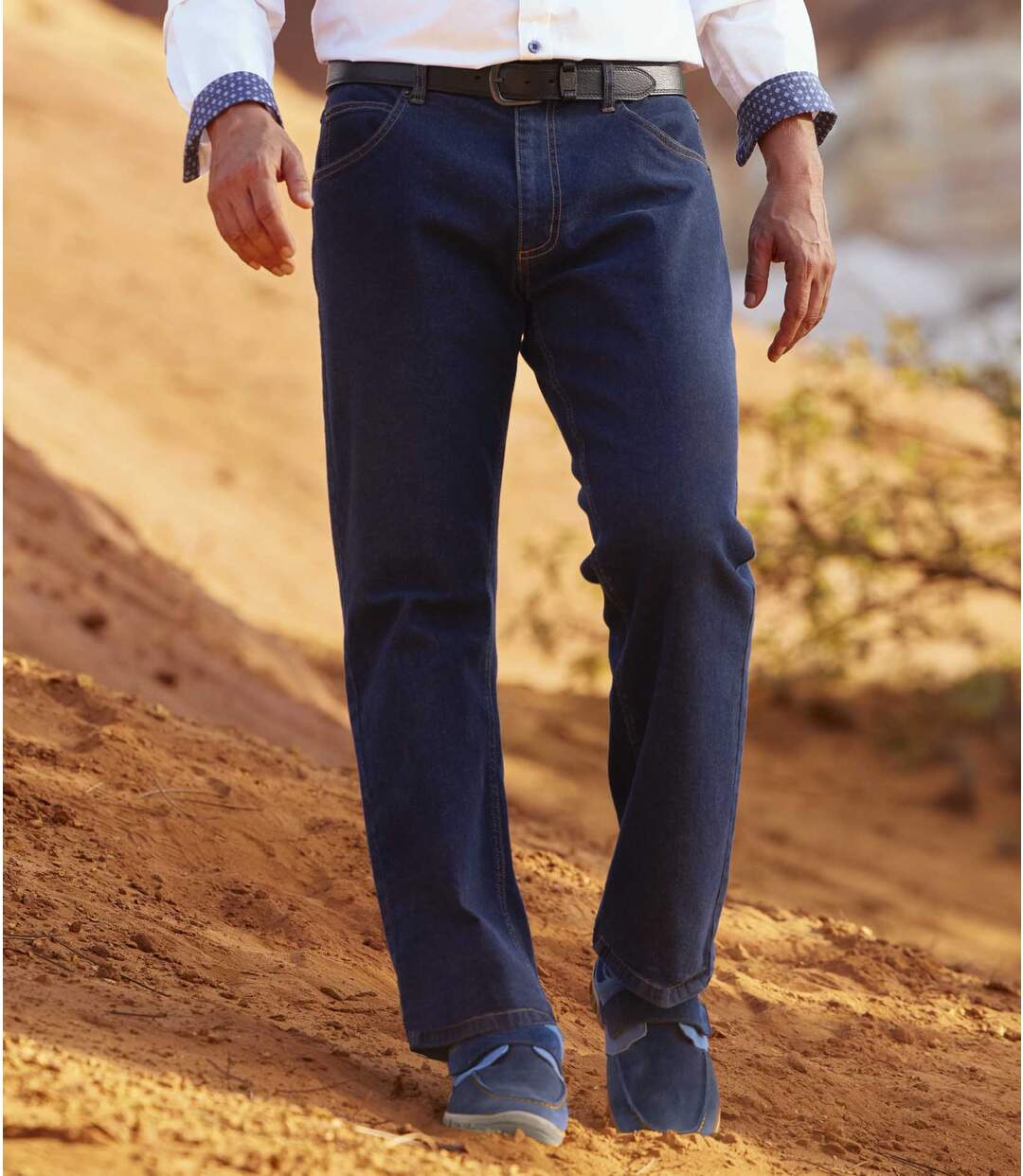 Jean Regular Stretch Confort Bleu