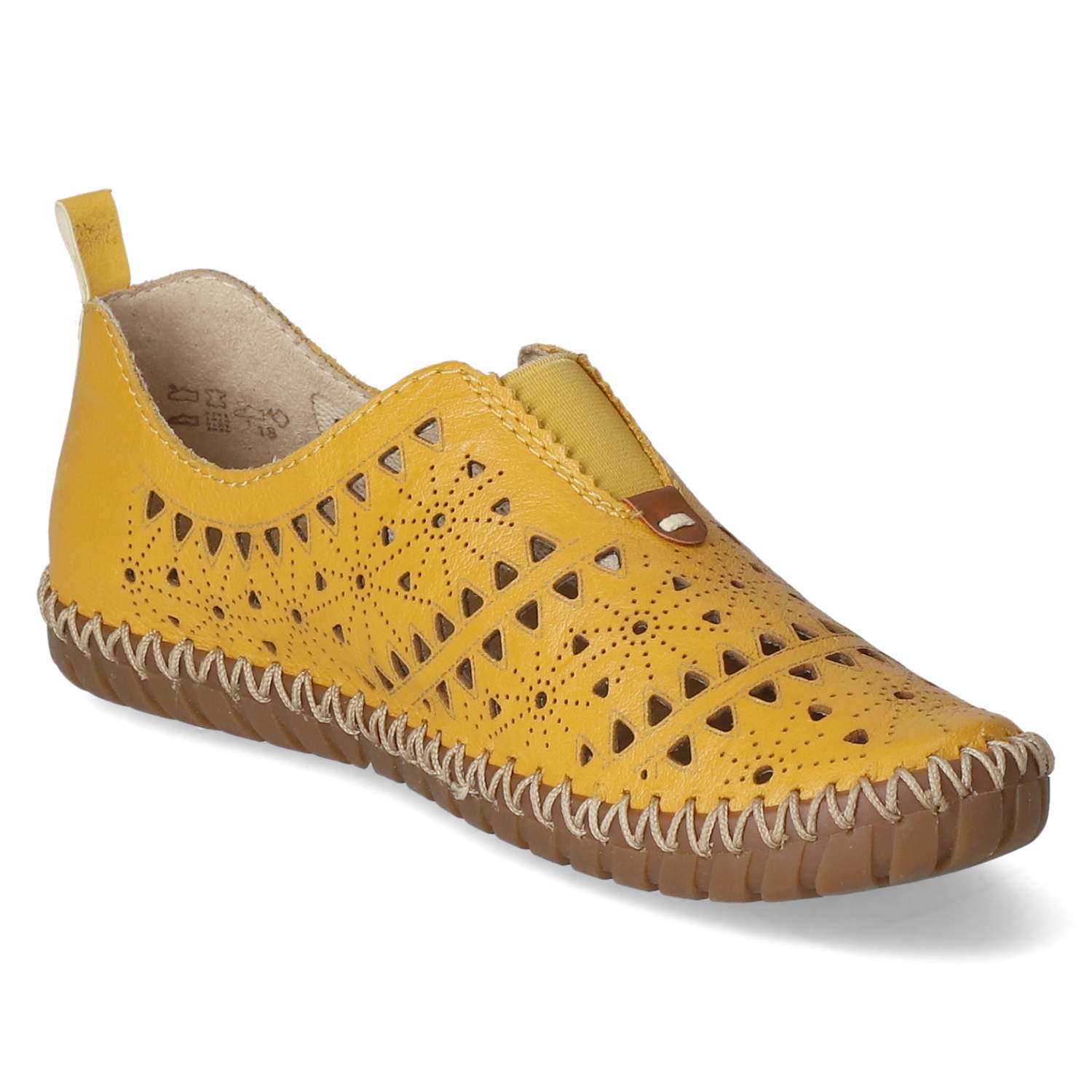 Rieker Slipper - gelb