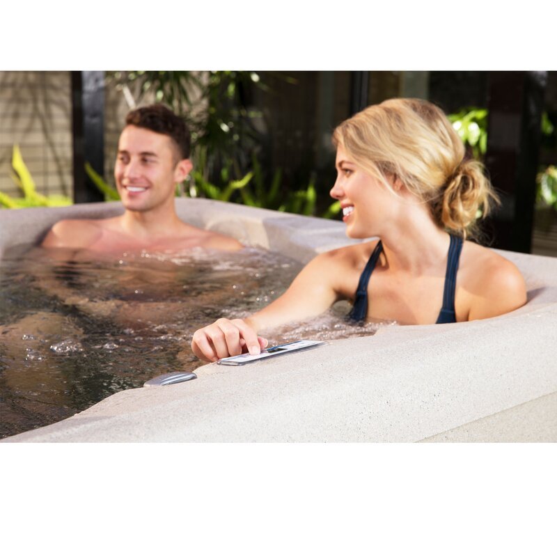 Banheira de Hidromassagem Retangular Lifesmart Spas LS100 para 4 Pessoas com 13 Jatos - Sistema Plug and Play