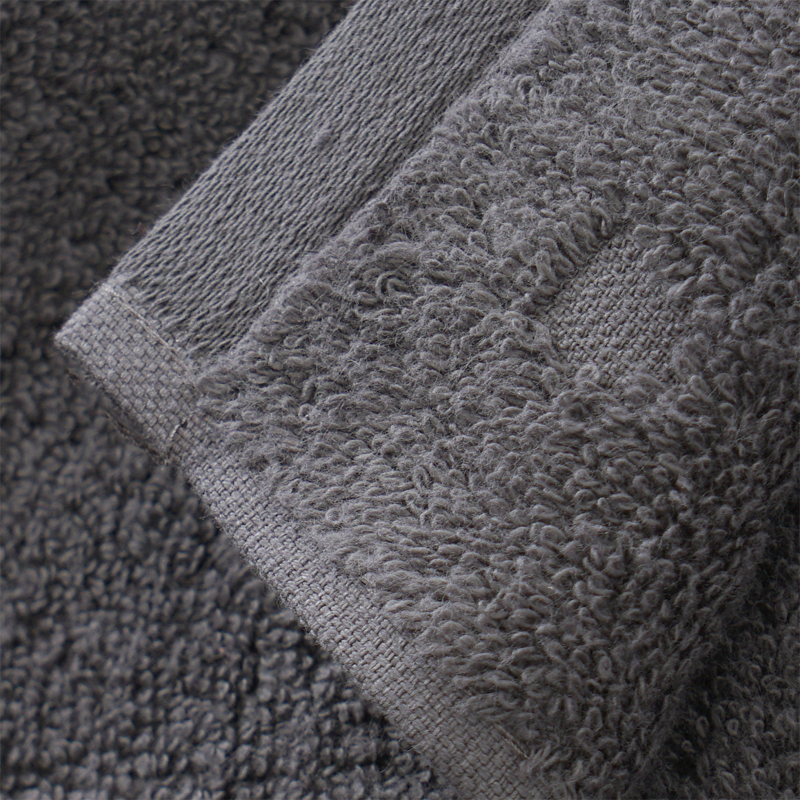 My Home Handtuch mit grafischer Struktur dunkelgrau