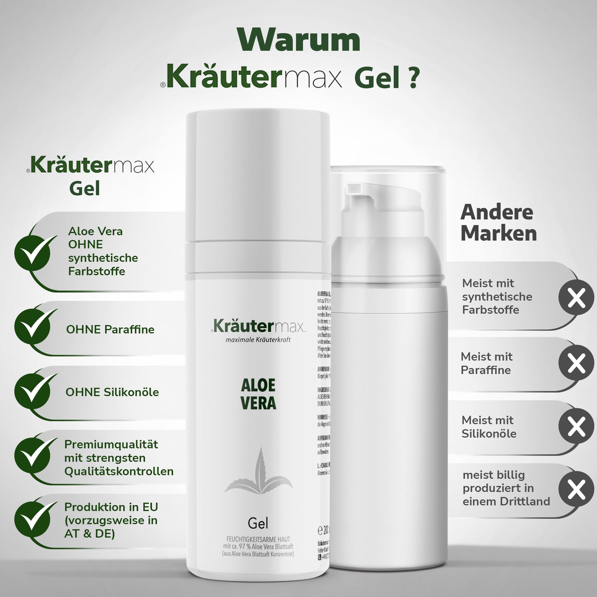 Kräutermax Aloevera Gel 97 %