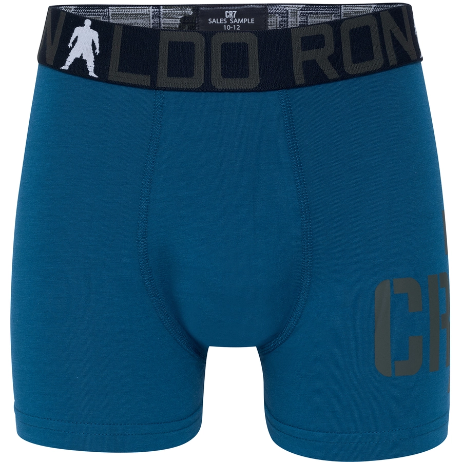 CR7 Cristiano Ronaldo Boxer Boy's Trunk Bamboo blau