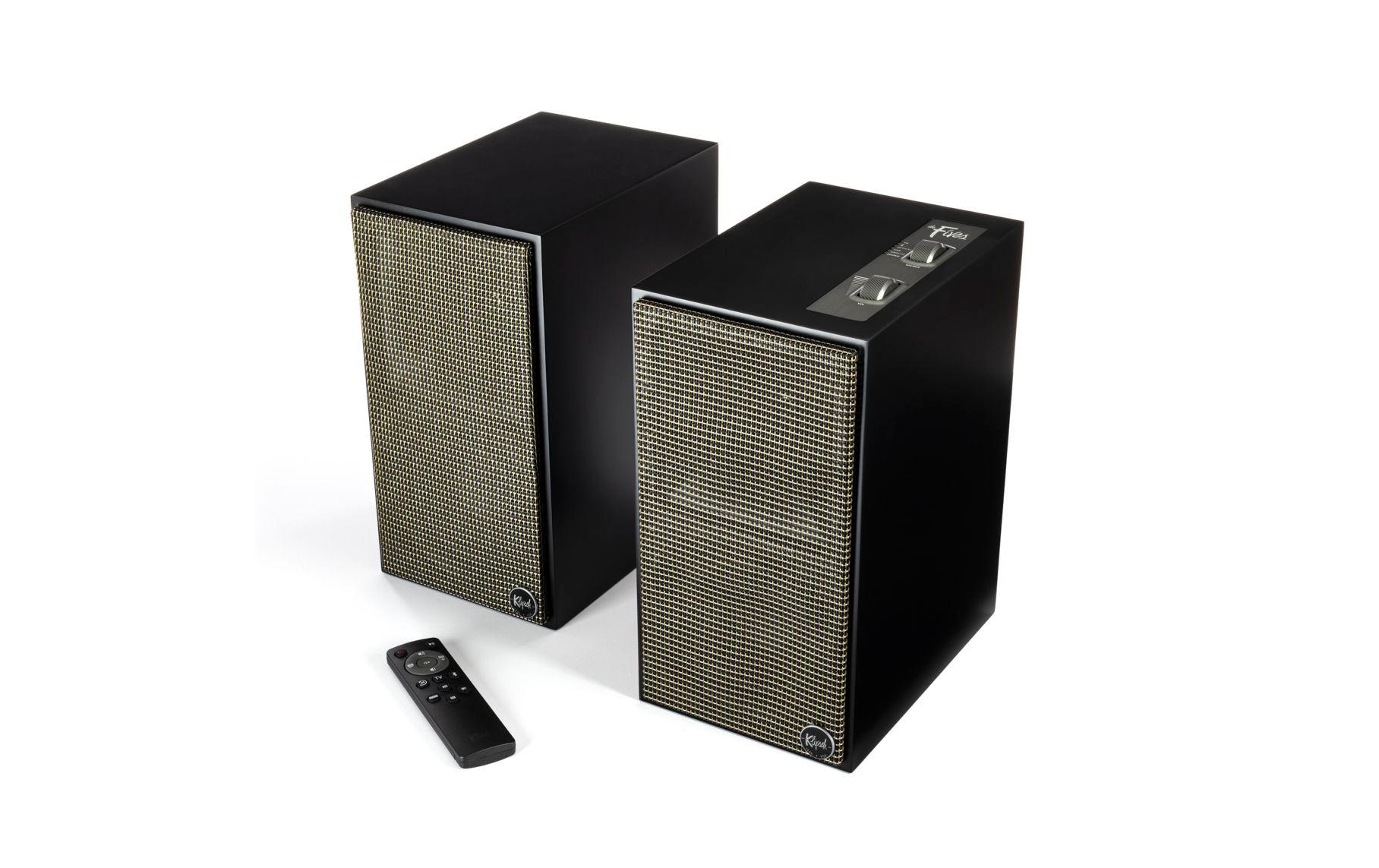 Regallautsprecher Paar The Fives Matte Black<br>Aktive Monitor Lautsprecher mit erstklassigem Sound und vielseitigen Anschlussmöglichkeiten