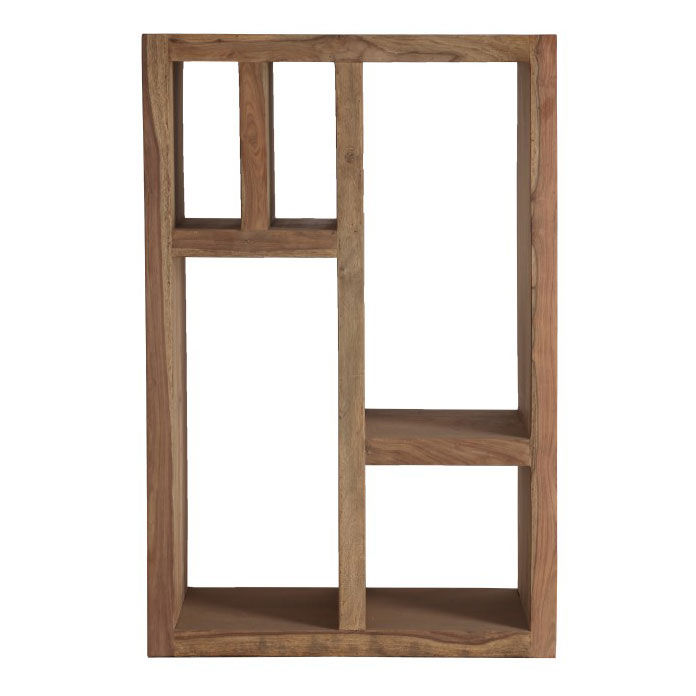 Regal 'Ystad', II, braun, L 135 cm, B 35 cm, H 90 cm von fischer's lagerhaus