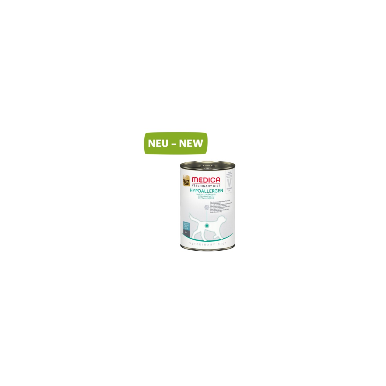 SELECT GOLD Medica Nassfutter Hund Adult Hypoallergen, Insekt 6x400 g