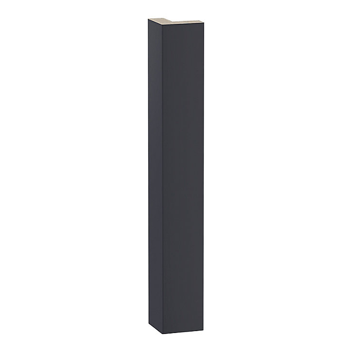 Fileur d'angle extérieur Stevia bleu mat H. 34 cm Caraway Innovo GoodHome