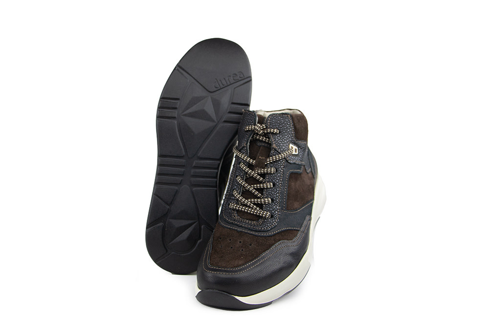 Durea Hoge Sneaker Zwart Caffe