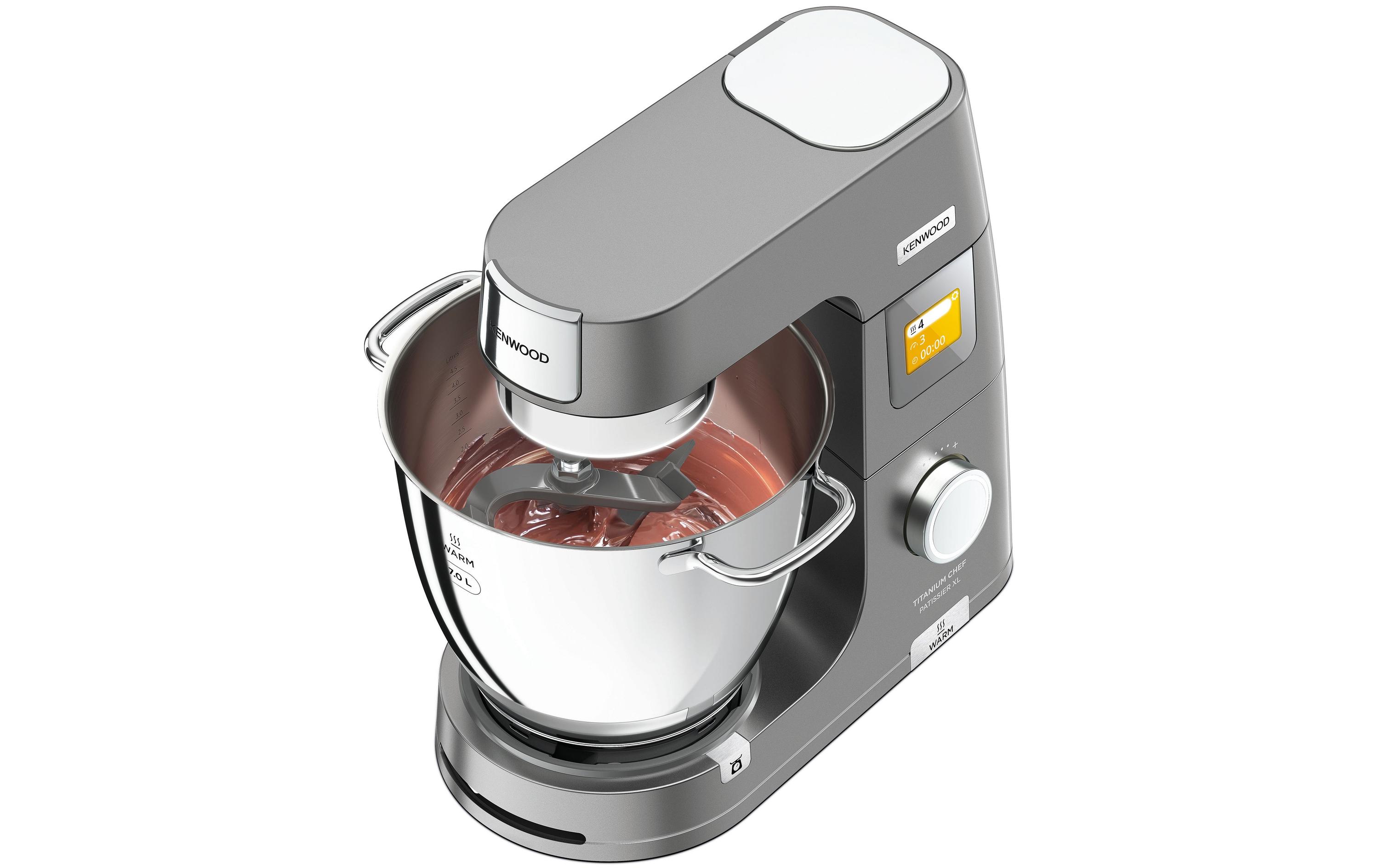 Küchenmaschine Titanium Chef Patissier XL Silber<br>Vielseitiges Küchengerät mit Wärm- und Wiegefunktion