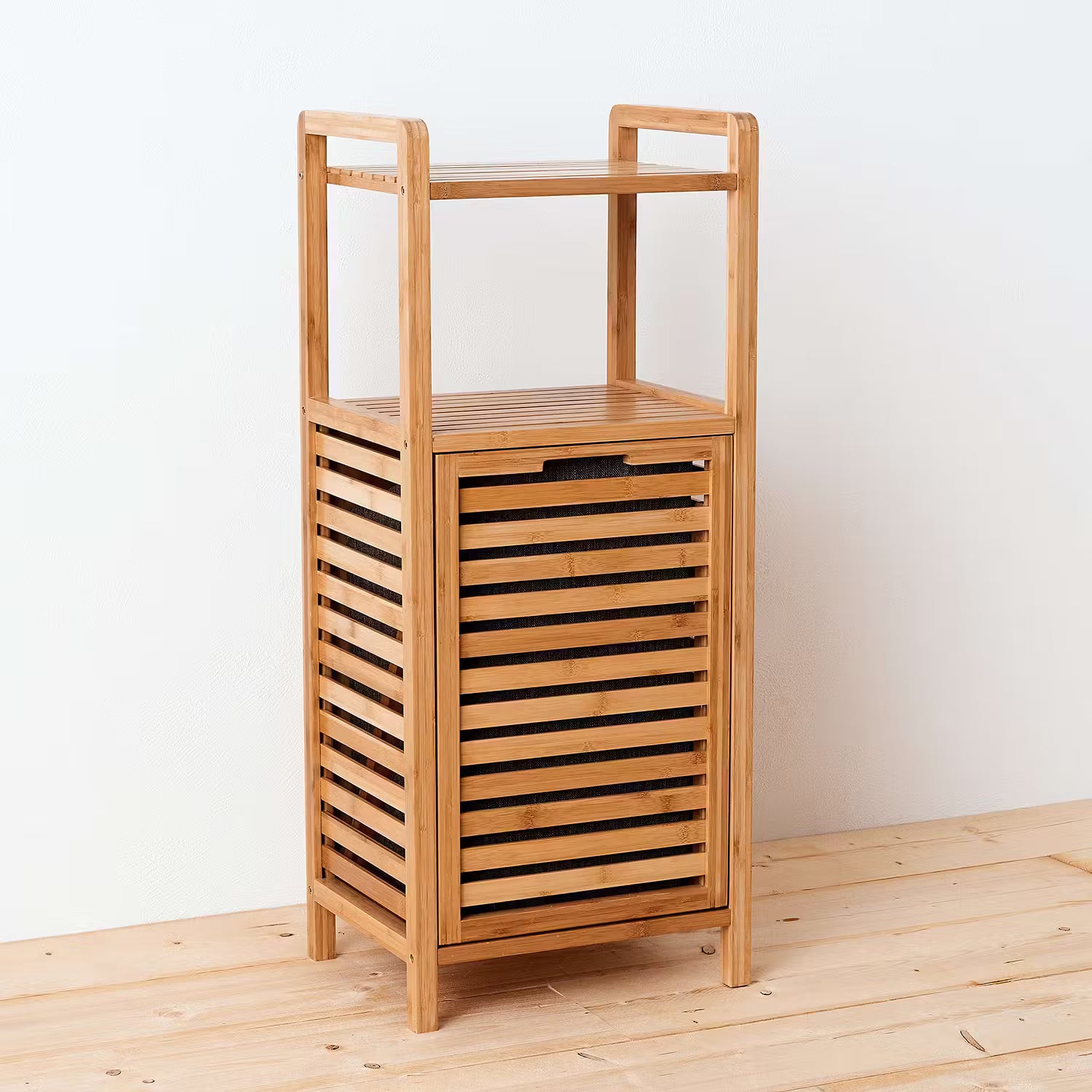 BIG BAMBOO Regal mit Wäschekorb