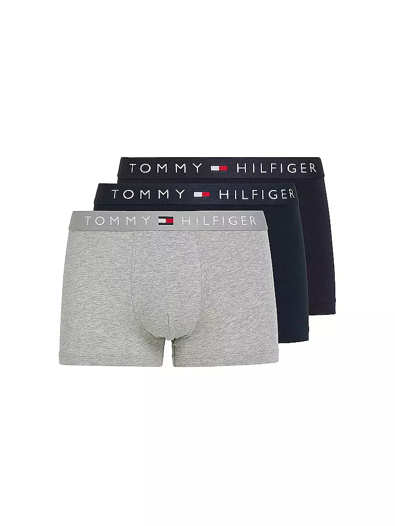 TOMMY HILFIGER Pants 3er Pkg. black hellgrau