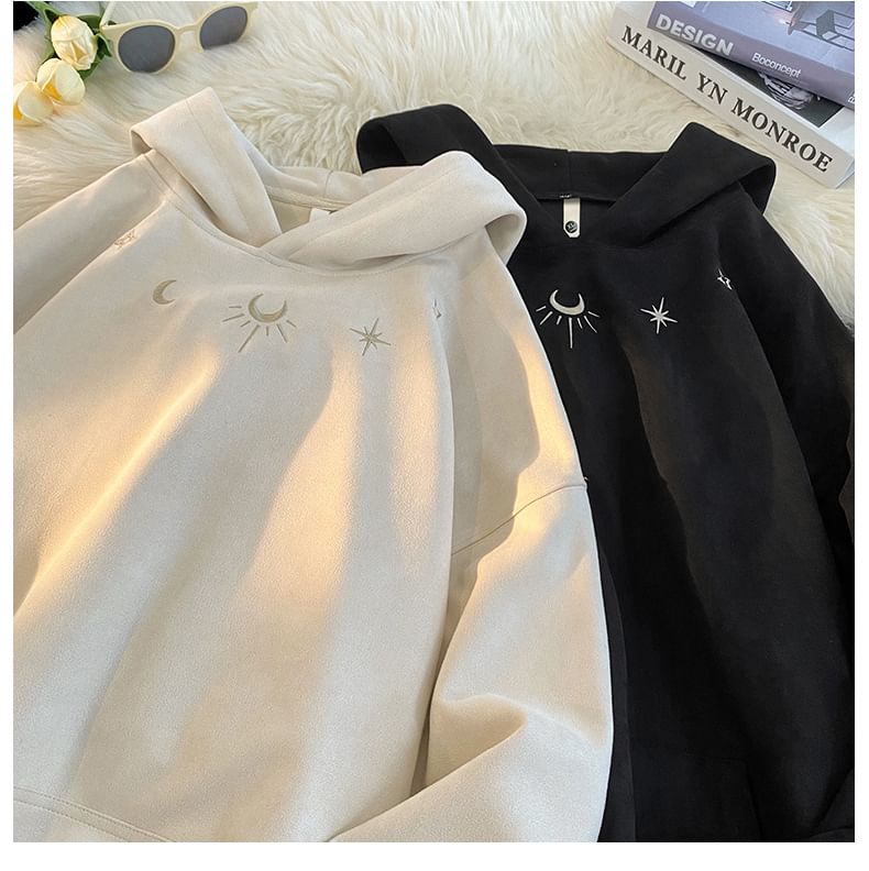 Mimiyox - Geborduurde oversized hoodie